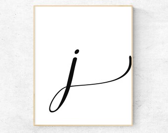 printable letter j etsy