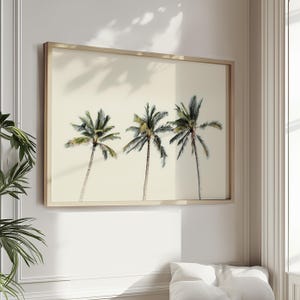 Palm Tree Printable Art, Coastal Wall Decor, Beach Photography, Tropical Print, Hawaii Art, Beach House Decor, California Print, Surf Art