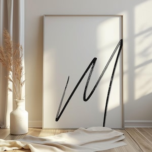 Letra M imprimible / Impresión artística con letras / Póster de pared digital con la inicial M / Arte de pared con monograma para guardería / Impresión con la letra M / Decoración tipográfica con M