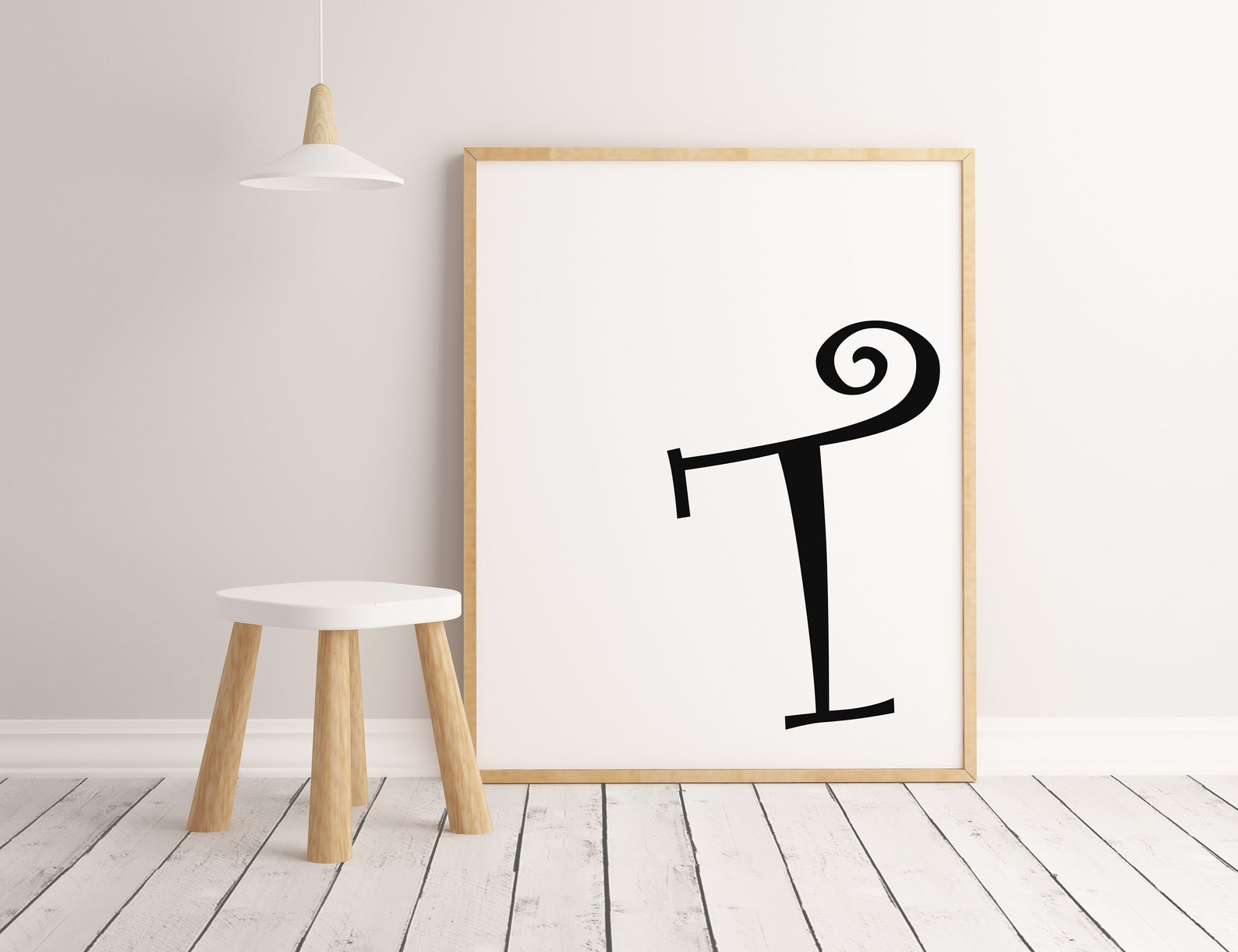 Printable Letter T Letter Art Print T Initial Digital Wall - Etsy