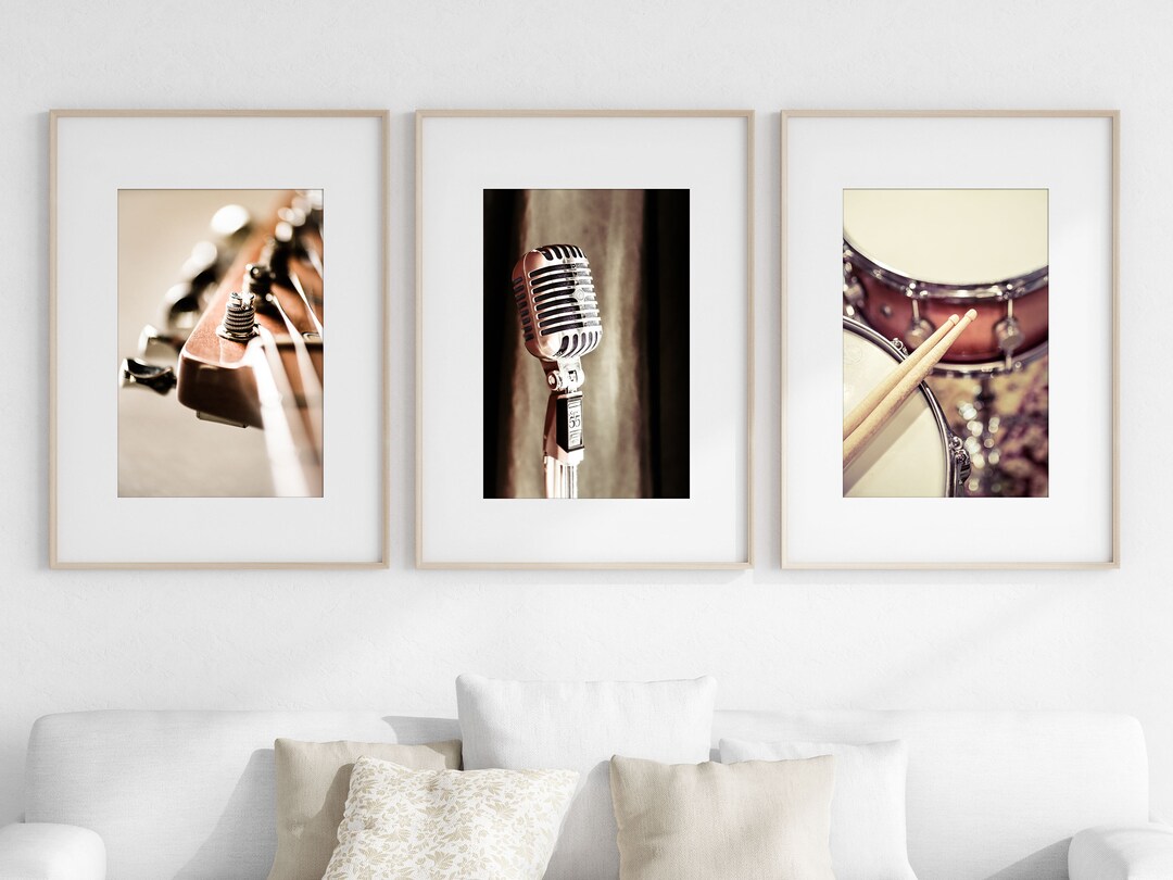 Music Wall Art Set Of 3 Music Prints Print Yourself Etsy Music Wall Art Set Of 3 Music Prints Print Yourself Etsy