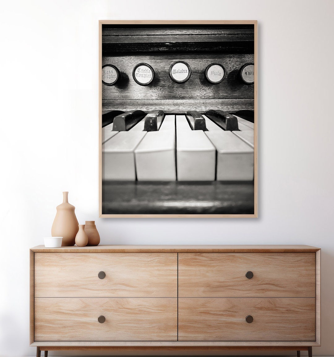 Piano Print Music Wall Art Printable Music Art Black and White