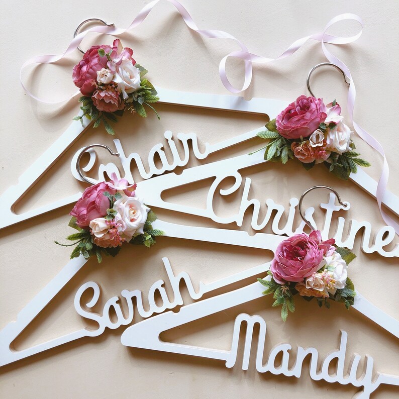 Personalized Wedding Dress Hanger Bridal Dress Hanger Etsy