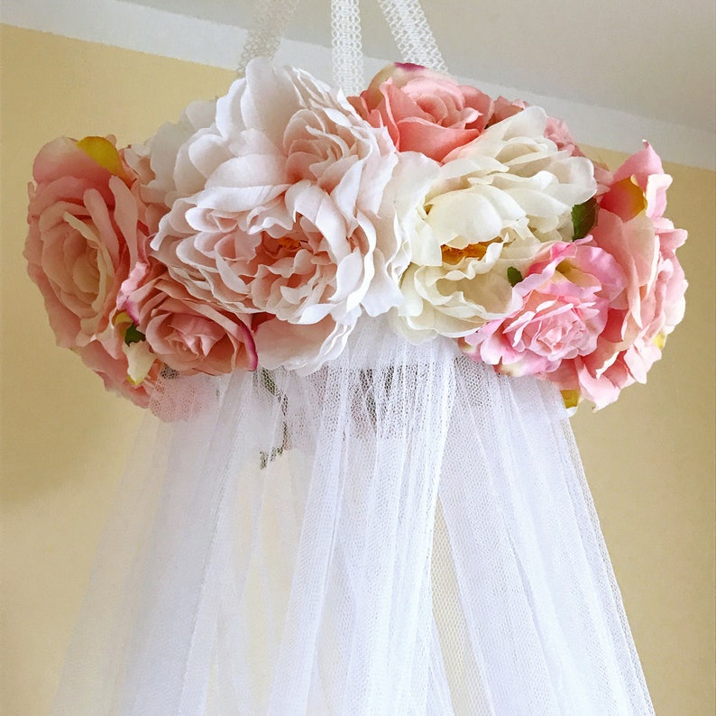 Canopy Girls room Baby crib mobile canopy bed Canopy for Etsy