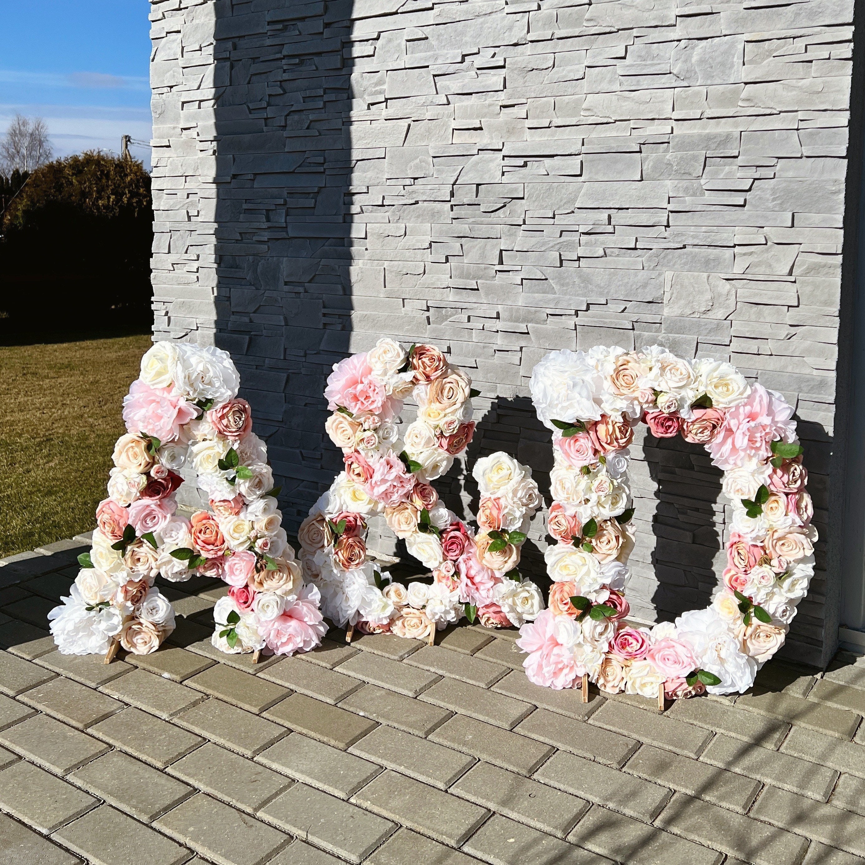 Floral Initial Decor