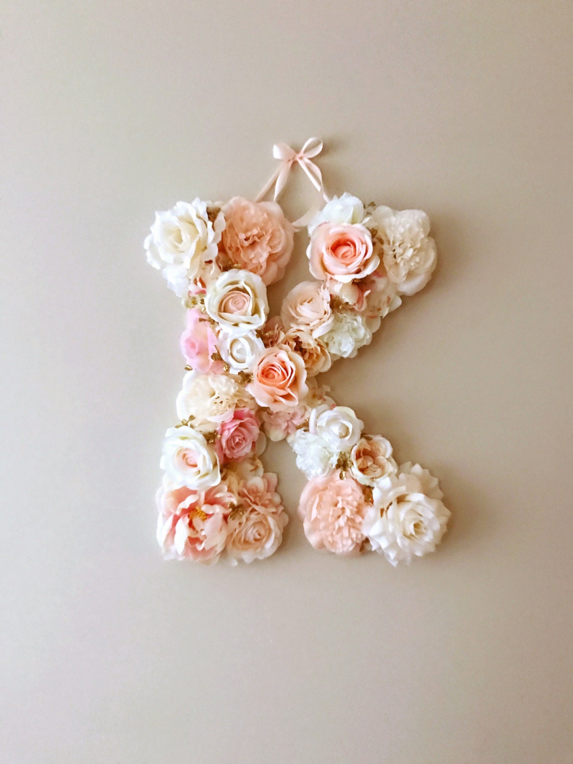 Bridal Shower Decorations Floral Letters Vintage Wedding Decor