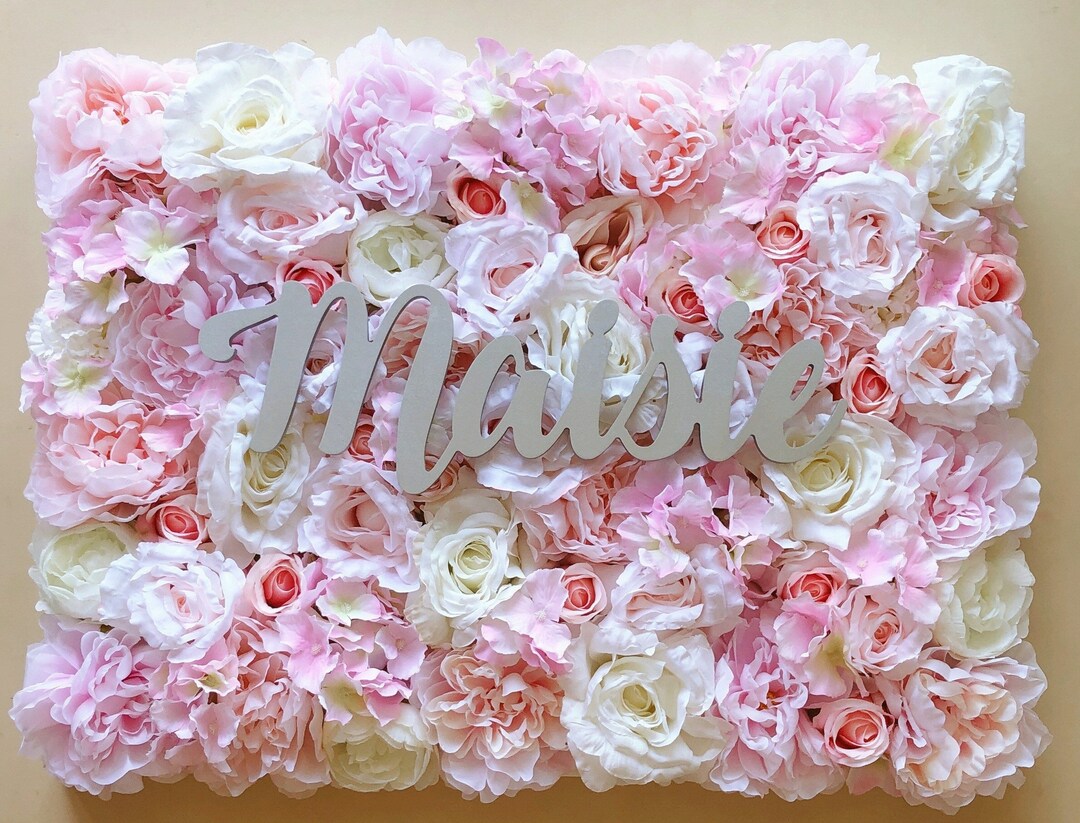 Teenage Room Decor Wall Flower Panel Girl Room Wall Decor Etsy