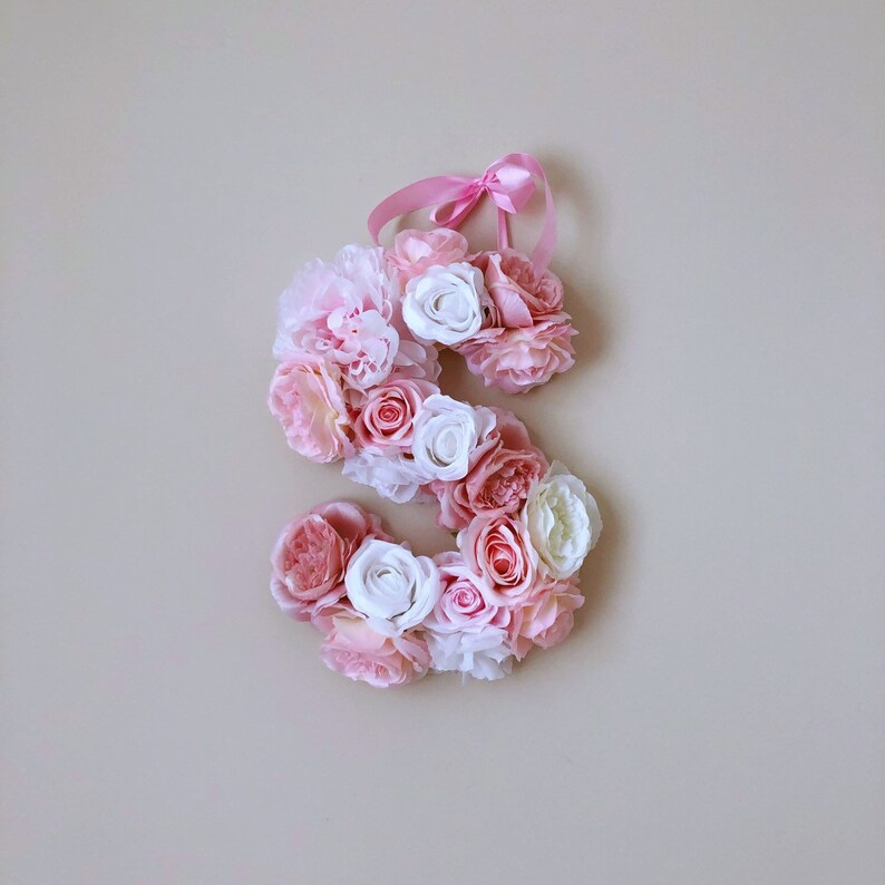 Floral Letters Huge Baby Letters Nursery Letters Floral Etsy
