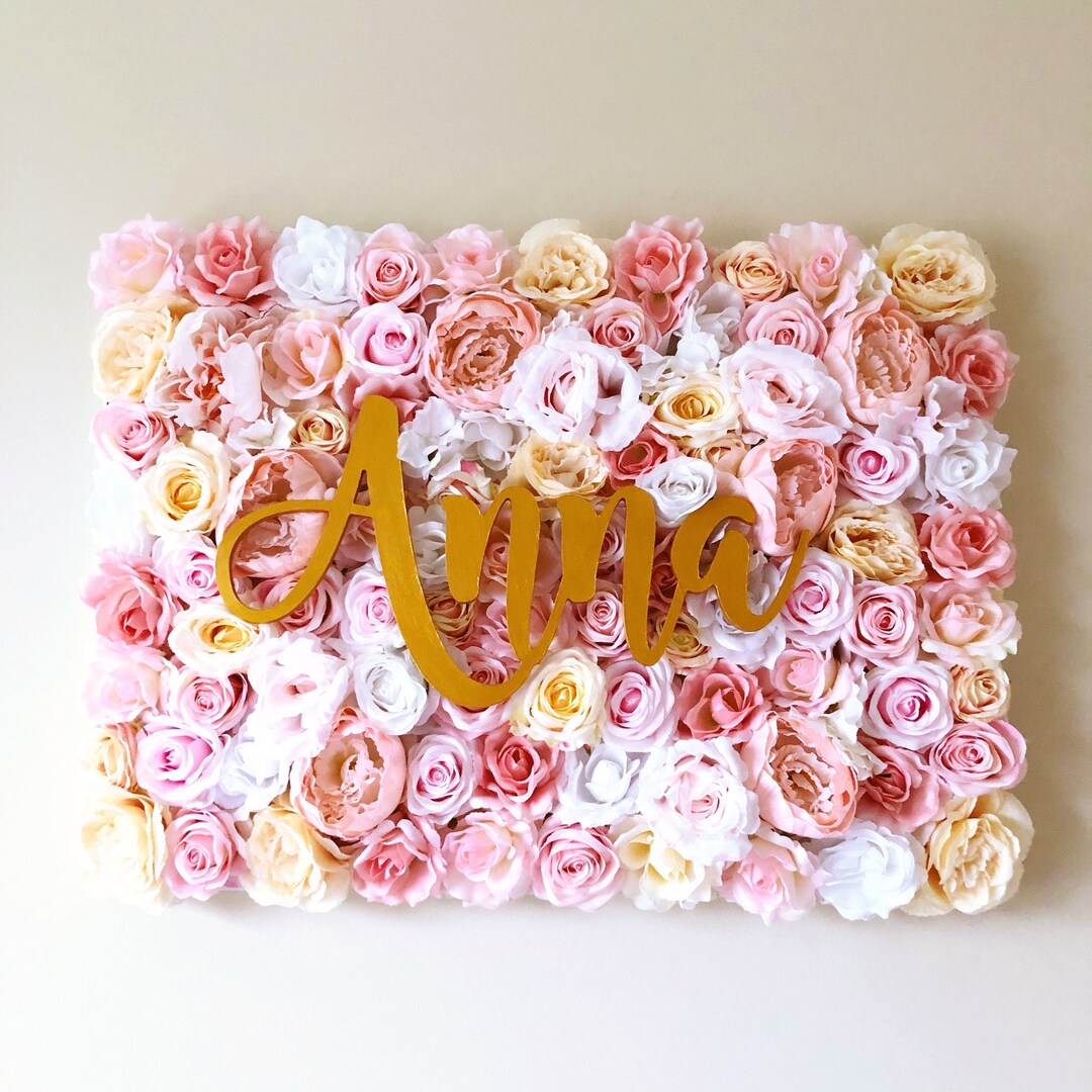 Gift for Her Flower Wall Nursery Nursery Wall Art Girl Etsy