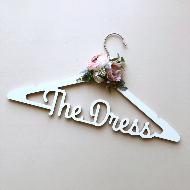 Clothes hanger Bride gift Bridal Dress Hanger Custom Wedding hanger Personalized Wedding Dress Hanger Bridesmaid Gift