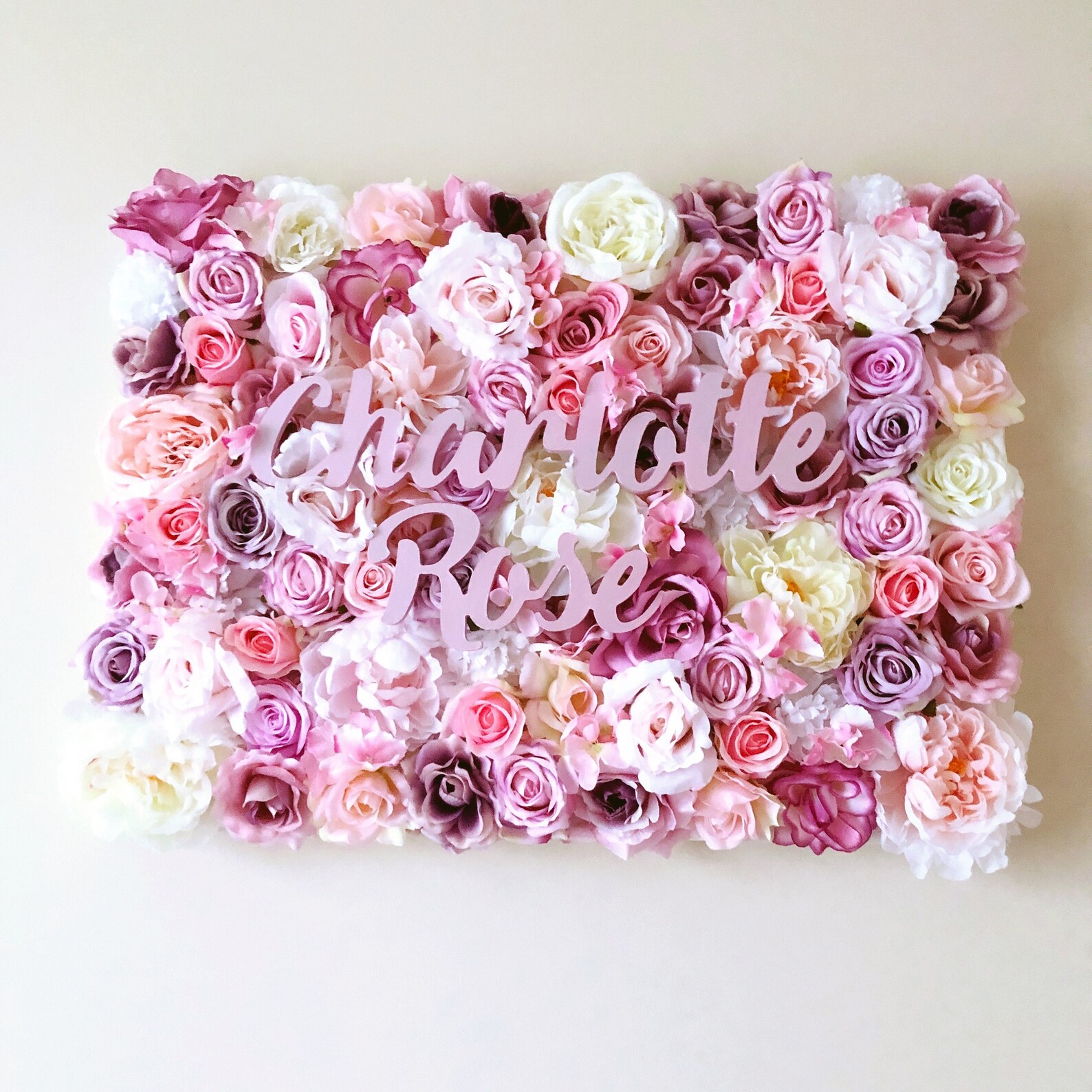 Girls Bedroom Decor Flower Wall Panel Nursery Wall Art Girl - Etsy