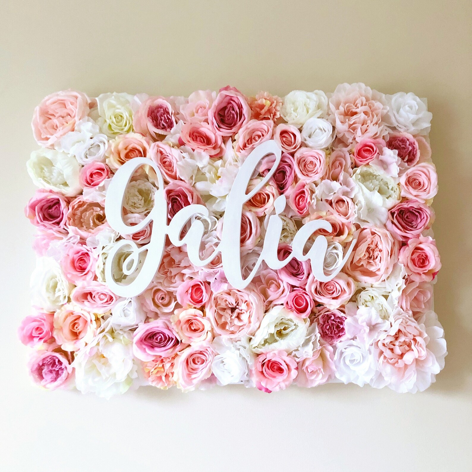 Teenage Room Decor Wall Flower Panel Girl Room Wall Decor Etsy