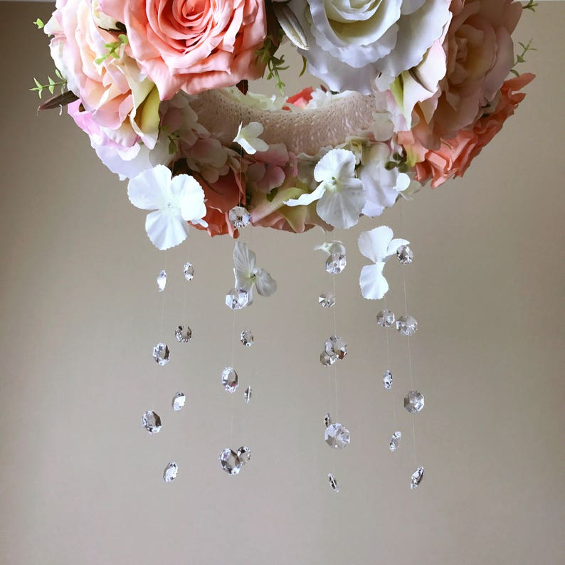 Baby Mobile Flower Mobile With Succulents and Genuine Etsy