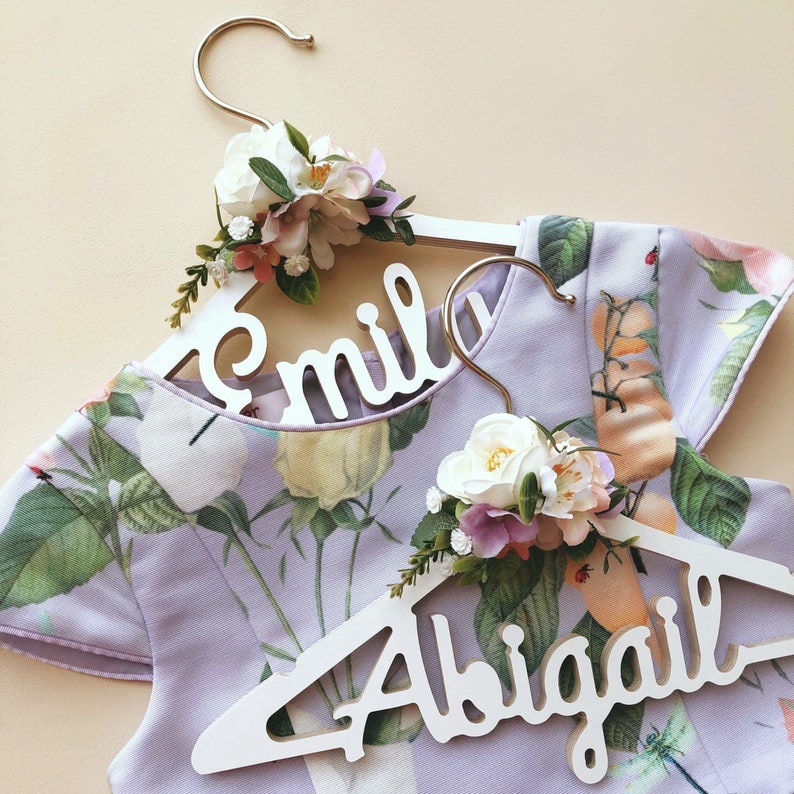 Personalized Kids Clothes Hanger Children Clothes Hanger Etsy