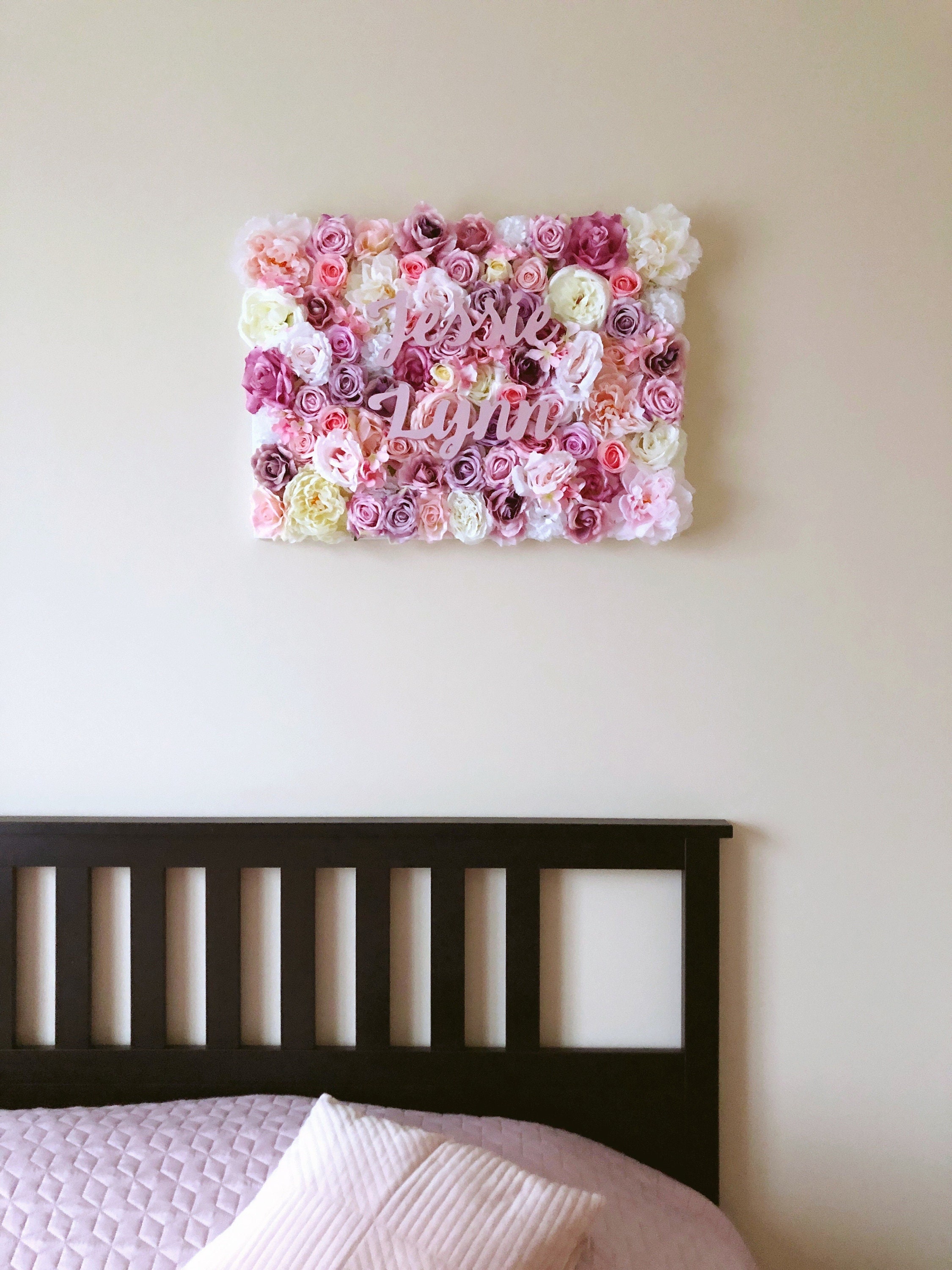 Gift for her Flower Wall Nursery Nursery Wall Art Girl Etsy