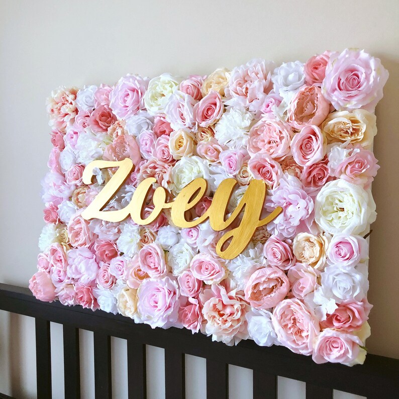 Teenage Room Decor Wall Flower Panel Girl Room Wall Decor Etsy