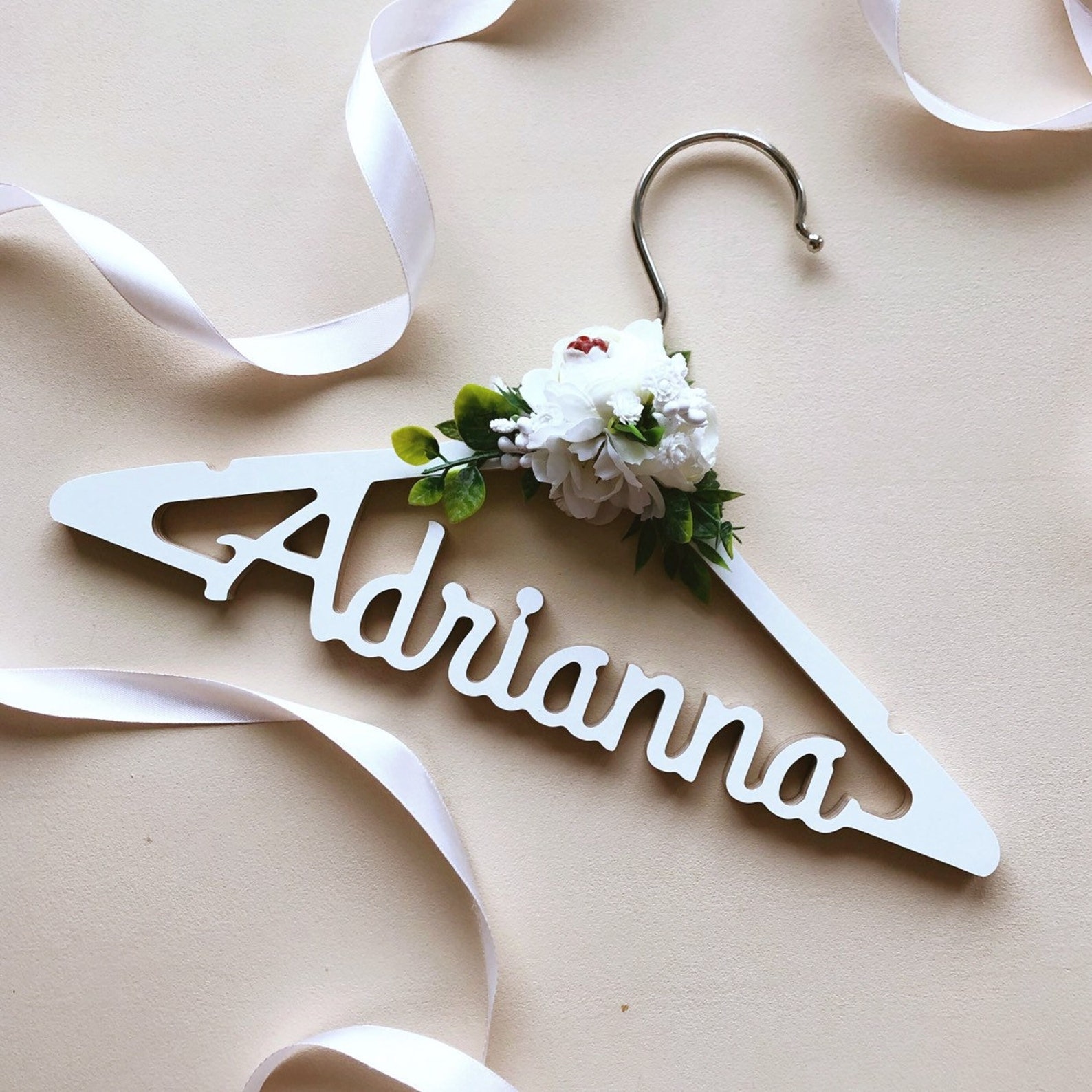 Personalized Wedding Dress Hanger Bridal Dress Hanger Etsy