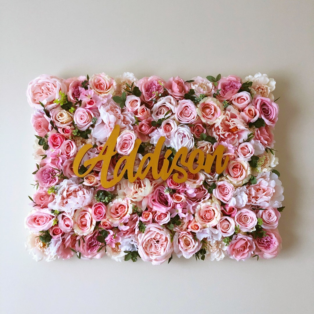 DIY FLORAL NURSERY NAME SIGN A TUTORIAL atelieryuwa.ciao.jp