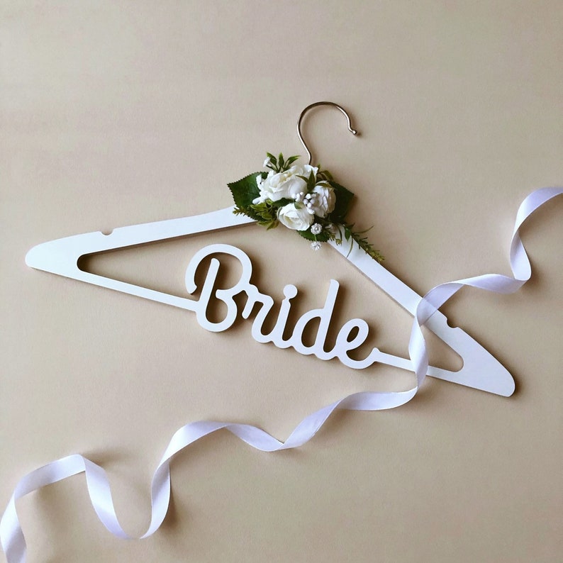 Personalized Wedding Dress Hanger Bridal Dress Hanger Etsy