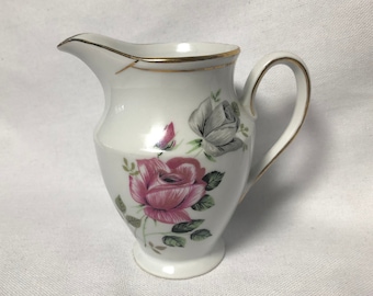 Wawel, Polish china /  porcelain milk jug / creamer decorated with roses