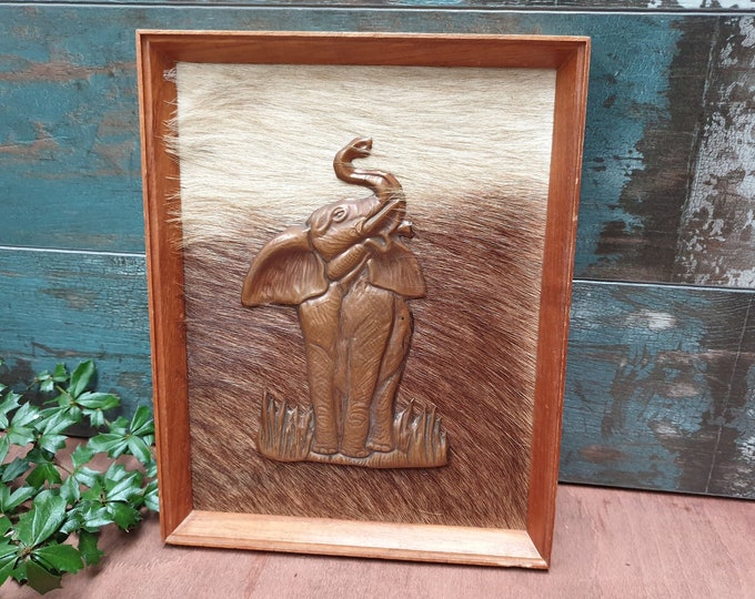 Kwacha Copperware Zambia Framed Copper Elephant Wall Etsy