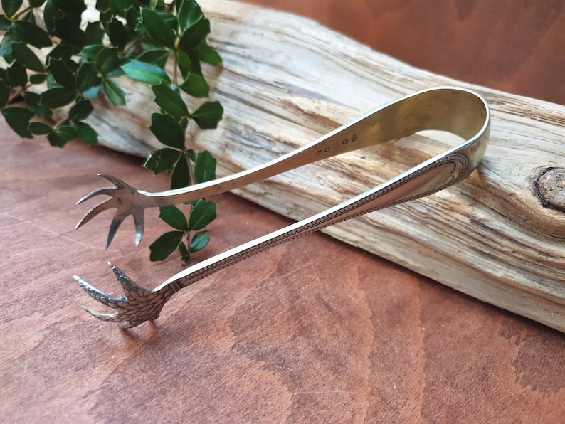 Silver plate sugar claw tongs ice cubes tongs serving tongs