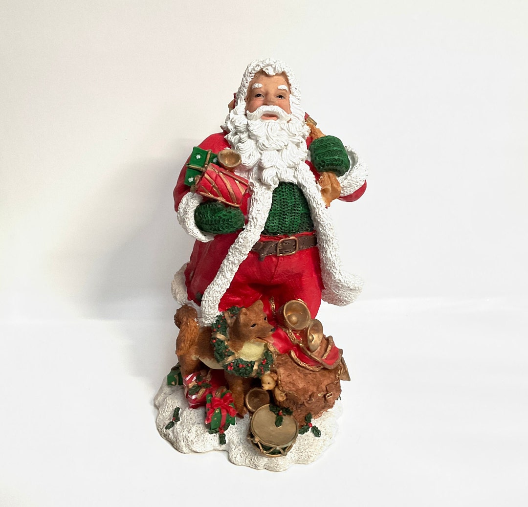 Large Christmas Santa Figure, Vintage Santa Figurine Etsy UK