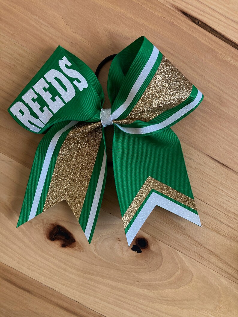 Custom Glitter Cheer Bows Price listed is per bow price custom team bow Comment your team name in comments when ordering Cheer bow