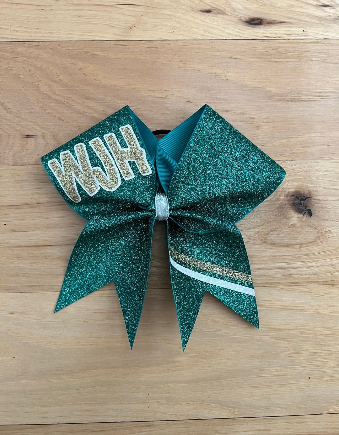 All Glitter Cheer Bow With Team Initial or Team Name. Bows Made in Your