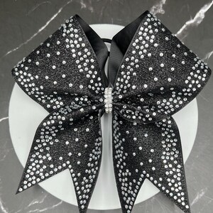 Solid All Glitter Rhinestone Cheer Bow made in your team colors. Price listed is per &quot;individual bow&quot;. These bows are georgeous