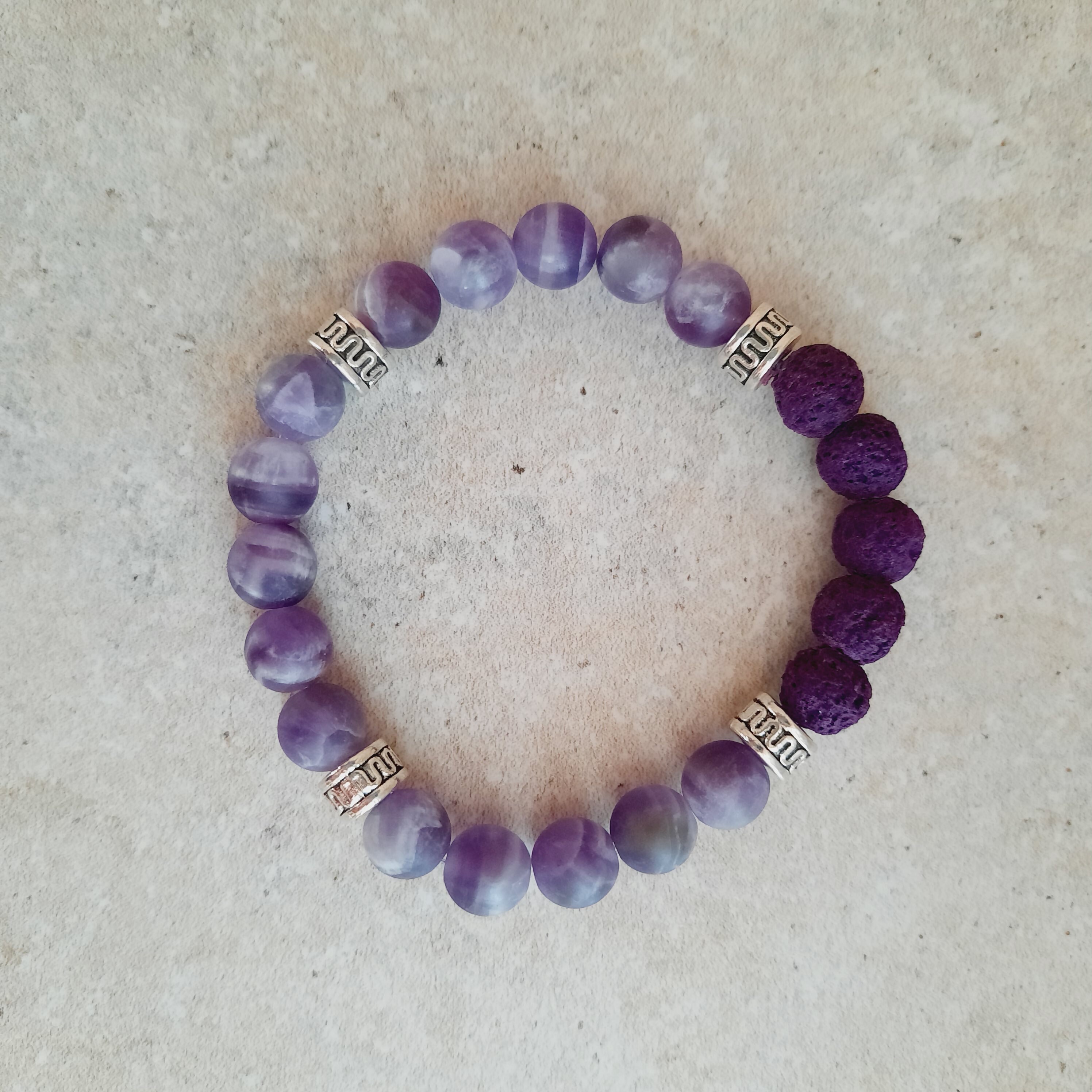 Amethyst Diffuser Bracelet for Anxiety Sobriety Stress - Etsy