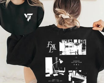 Vintage 2 zijden zeventien FML shirt, zeventien Kpop sweatshirt, zeventien FML album tshirt, cadeau voor karaat, zeventien Merch, zeventien logo