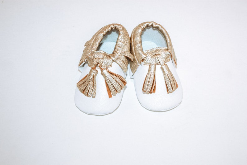 Gold Tassel Moccasins