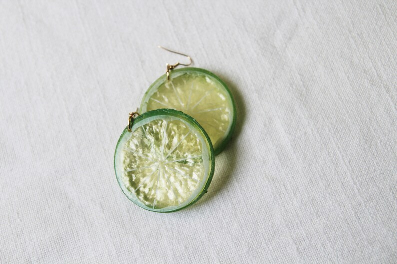 Handmade Lemon & Lime 3D Earrings Fruit Lover Gift Fruit Etsy Australia