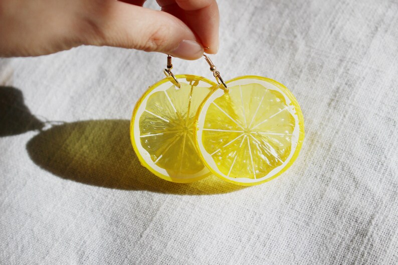 Handmade Lemon & Lime 3D Earrings Fruit Lover Gift Fruit Etsy Australia
