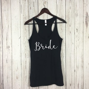 Bride Tank Top, Bride Tank, Bride Shirt, Bachelorette Party, Bridal Shower Gift, Bride, Bachelorette Tank, Mrs Tank, Wifey Tank, Bride to Be image 2