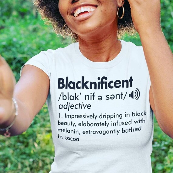 Blacknificent Afro Queen Black History T-Shirt Blacknificent Afro Queen Black History T-Shirt