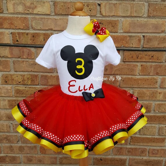 mickey mouse tutu set