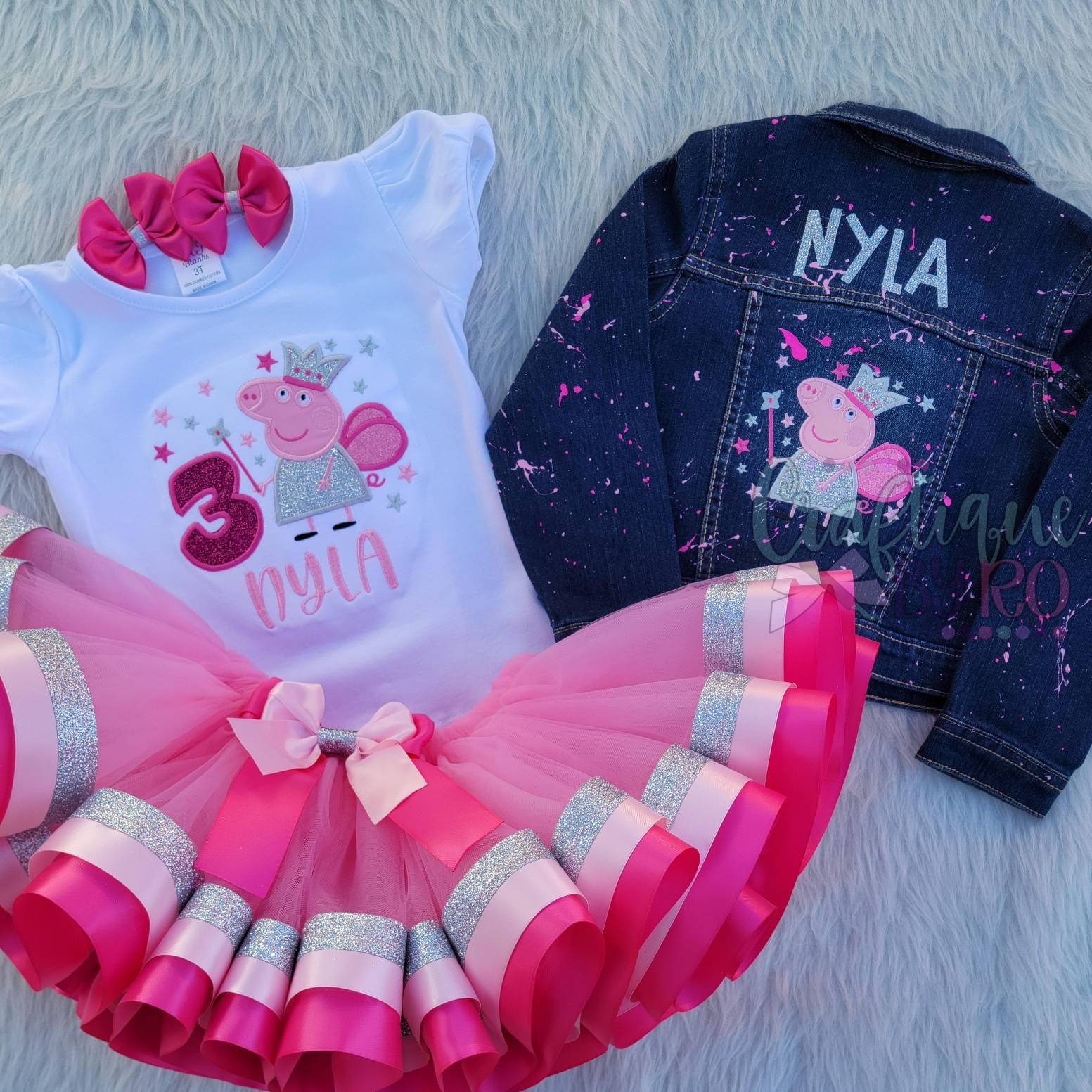 Bluey Tutu outfit, dog Birthday outfit