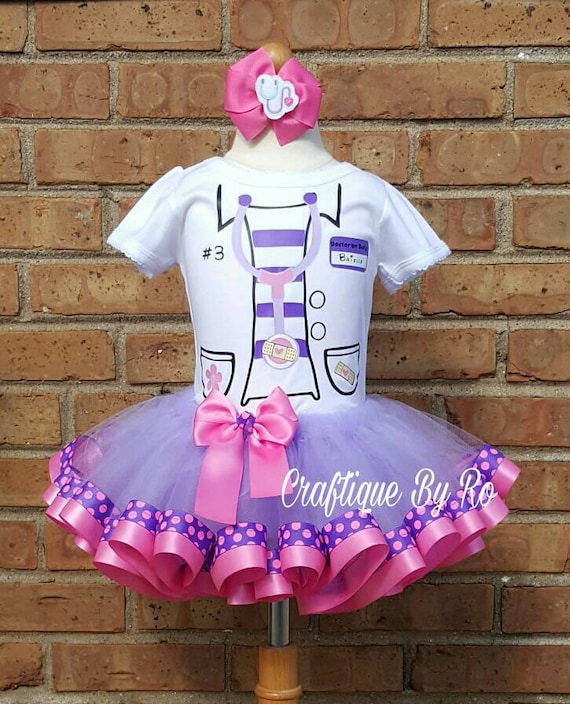 doc mcstuffins tutu birthday outfit