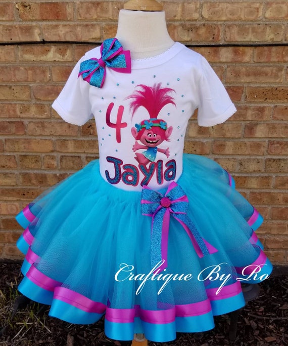 trolls tutu set