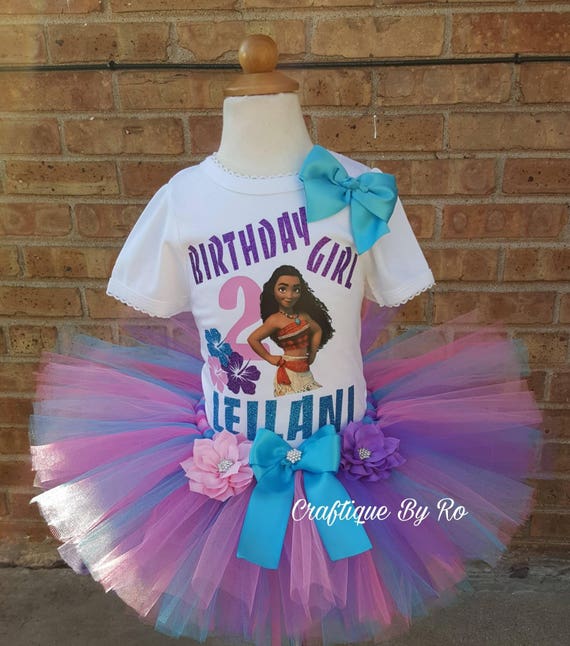 moana 2nd birthday outfit