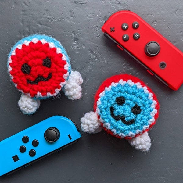 Tambores Taiko / Crochet Amigurumi / Taiko no Tatsujin / Hecho a pedido / Envío gratis en EE.UU.