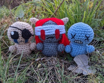 Binding of Isaac Custom Characters | Crochet Horror Dolls | Amigurumi | Made-to-Order | Free Shipping to USA