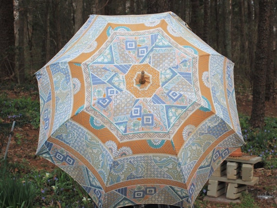 Vintage Parasol, French Umbrella, Cloth Umbrella,