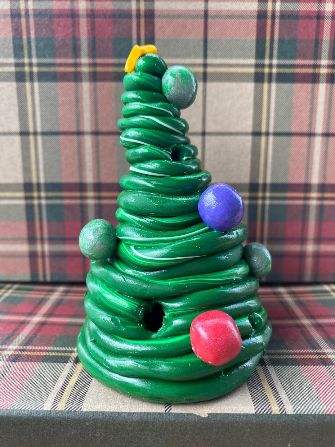 Whimsical Wonky Christmas Tree Tea Lights Etsy