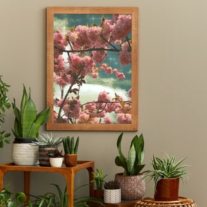 Printemps (Collage Art, Trippy Art, Vintage Art, Surreal Wall Art, Floral Art, Art Print, Surreal Landscape)