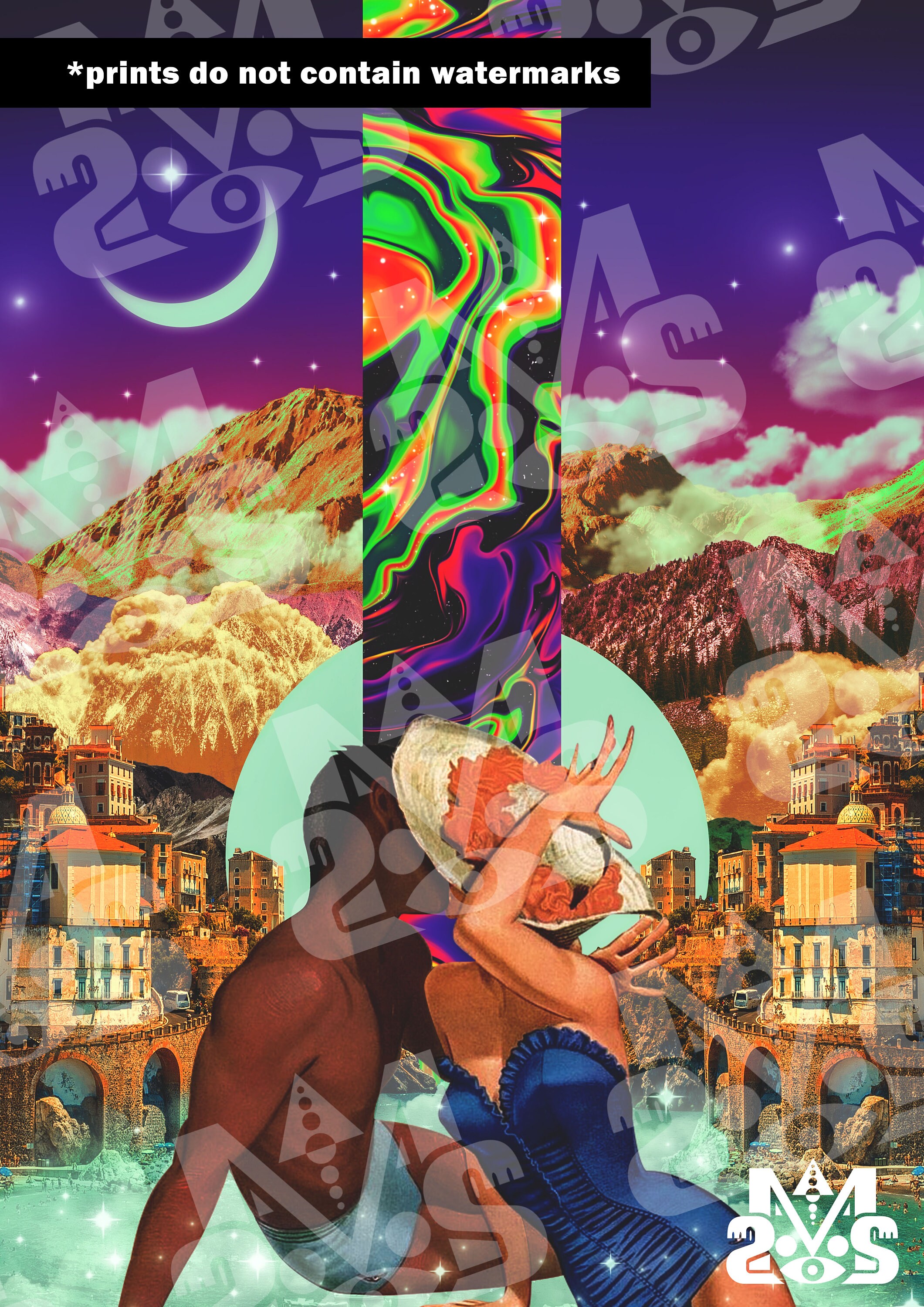 Perspectives collage Art, Trippy Art, Vintage Art, Surreal Wall Art ...