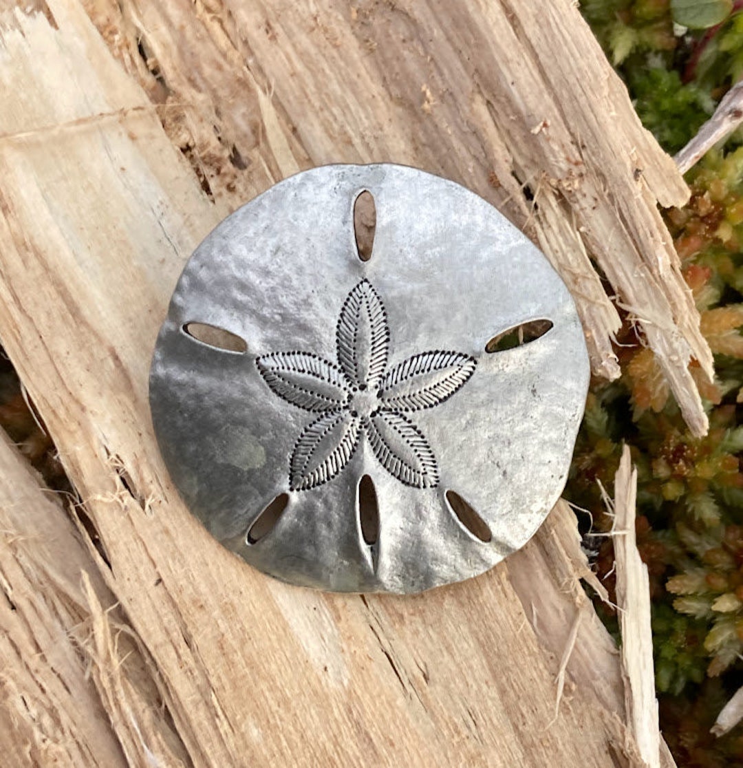 Seagull Pewter Sand Dollar Brooch. Nova Scotia Jewelry Etsy