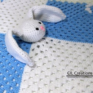 Baby Bunny Plush Toy with Blanket image 6